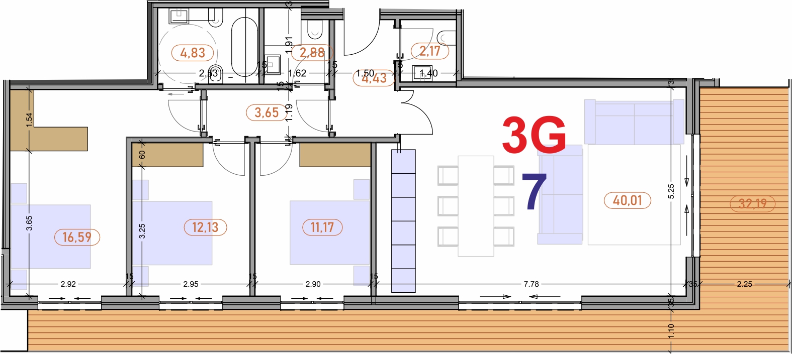 fracção 3G